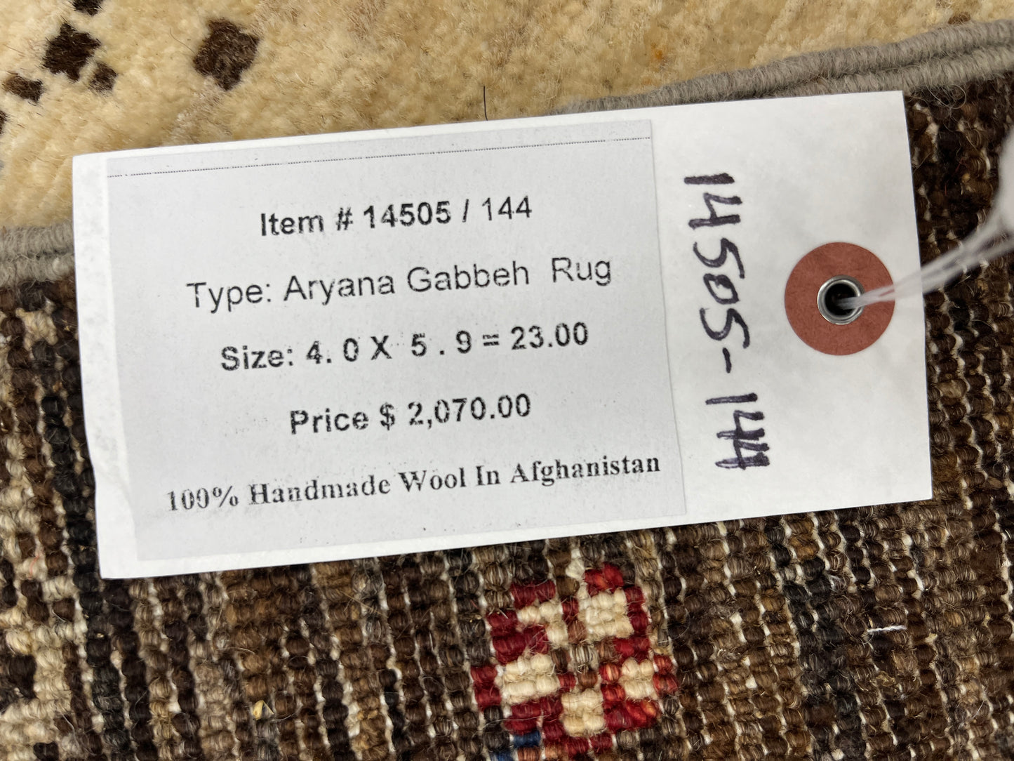 4X6 Gabbeh Loribaft Handmade Wool Tribal Rug # 14505