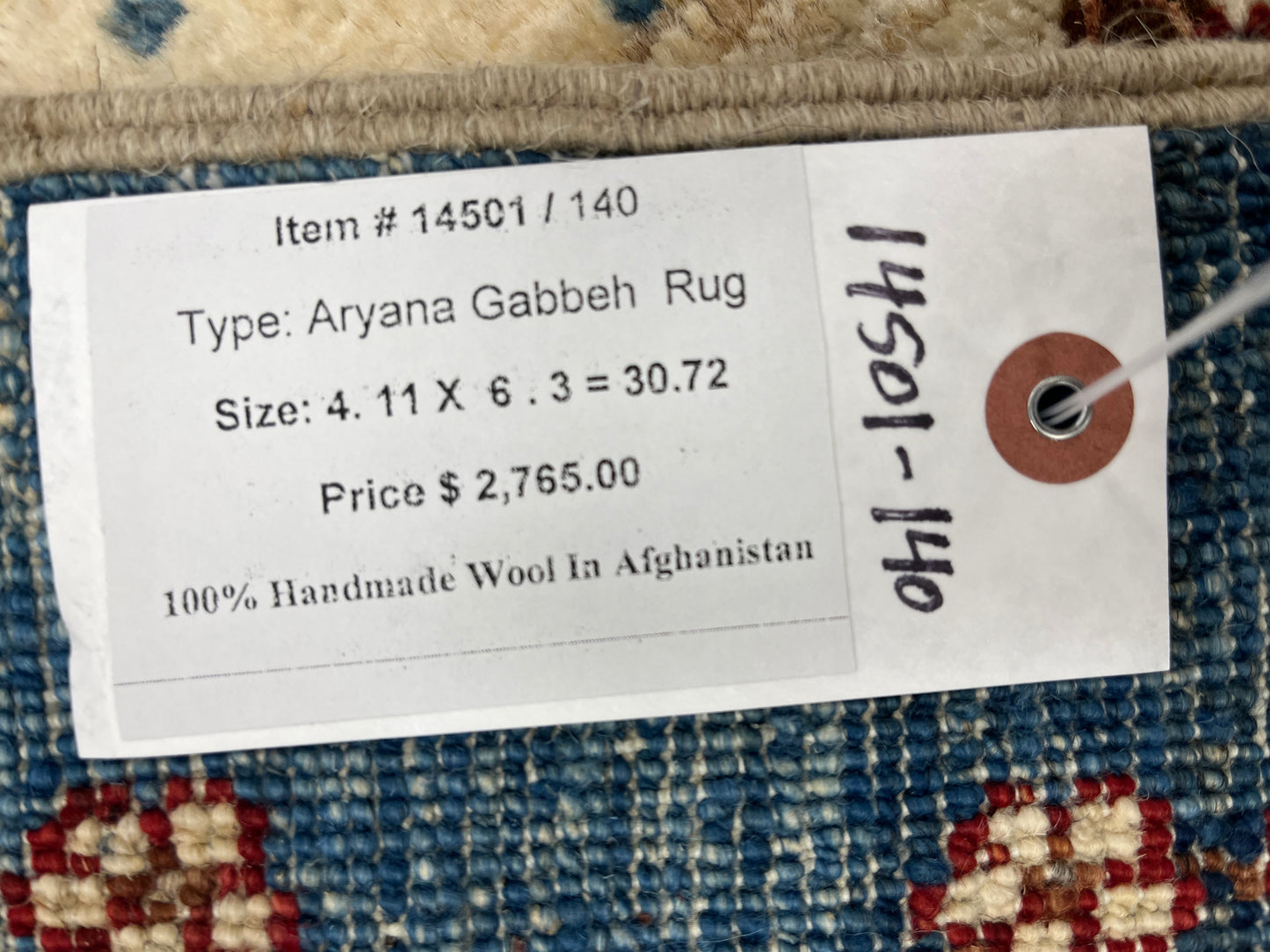 5X7 Gabbeh Loribaft Handmade Wool Tribal Rug # 14501