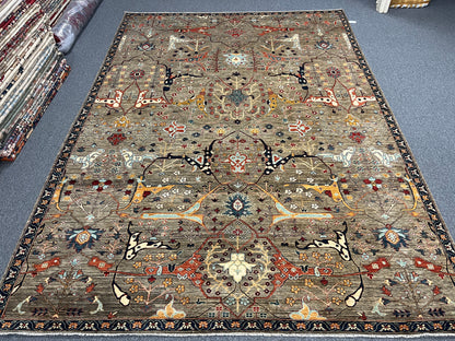 Aryana Bijar 10X14 Handmade Wool Rug # 14537