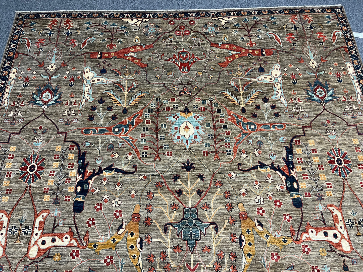 Aryana Bijar 10X14 Handmade Wool Rug # 14537