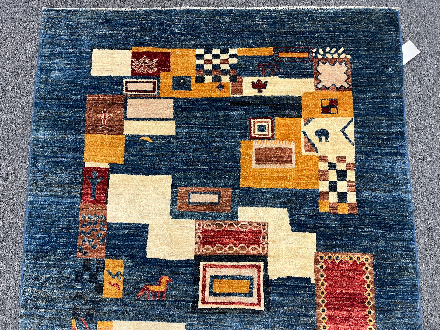 4X6 Gabbeh Loribaft Handmade Wool Tribal Rug # 14400