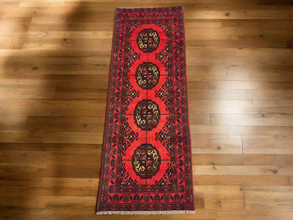 Khal Bokhara 2X5 Handmade Wool Runner Rug # 12274