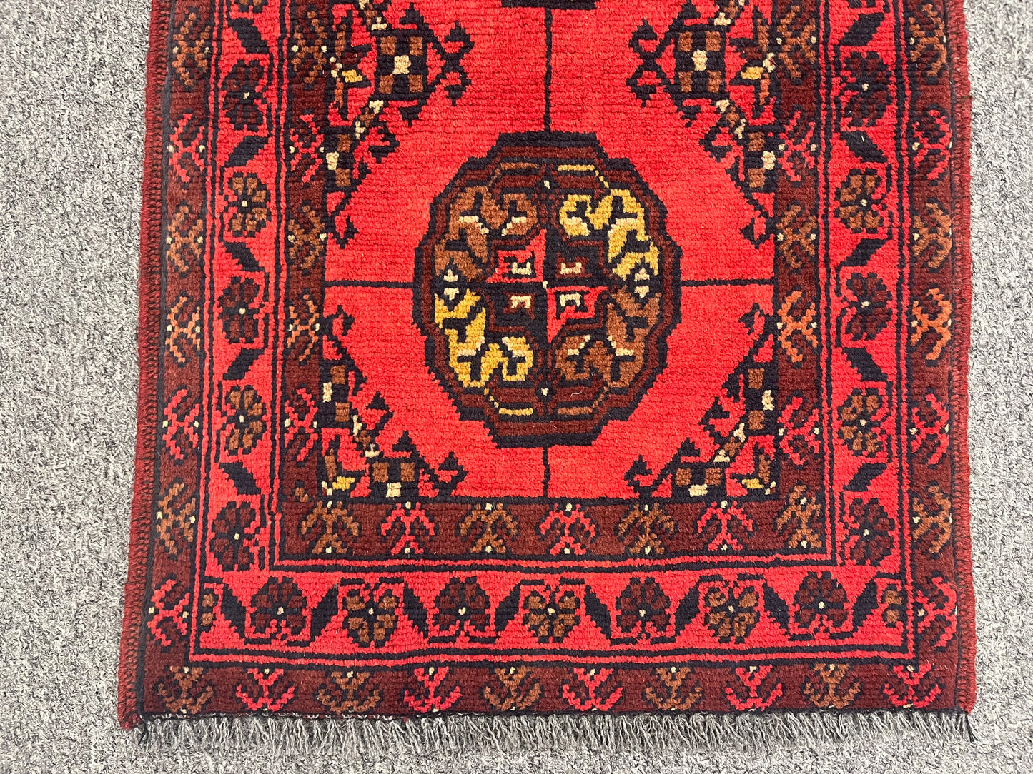 Khal Bokhara 2X5 Handmade Wool Runner Rug # 12274