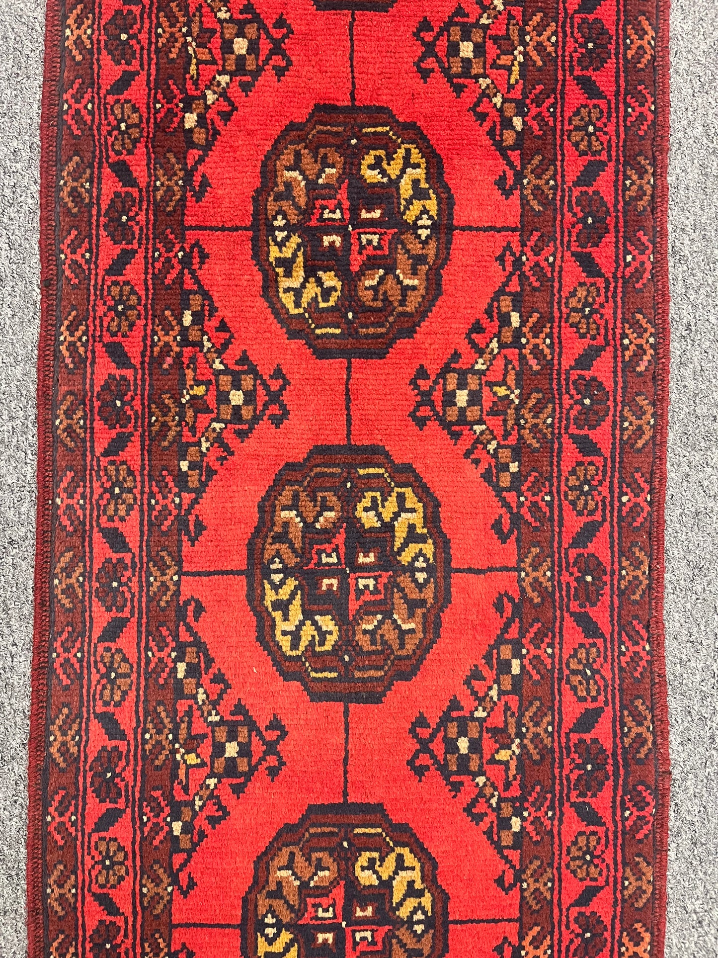 Khal Bokhara 2X5 Handmade Wool Runner Rug # 12274