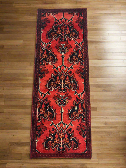 Khal Mohammedi 2X5 Handmade Wool Runner Rug # 12299