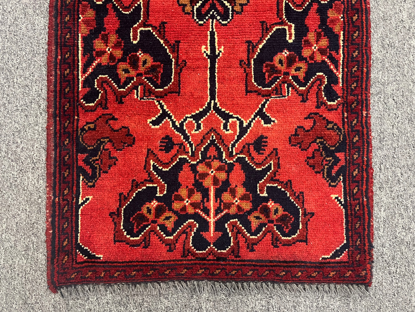 Khal Mohammedi 2X5 Handmade Wool Runner Rug # 12299