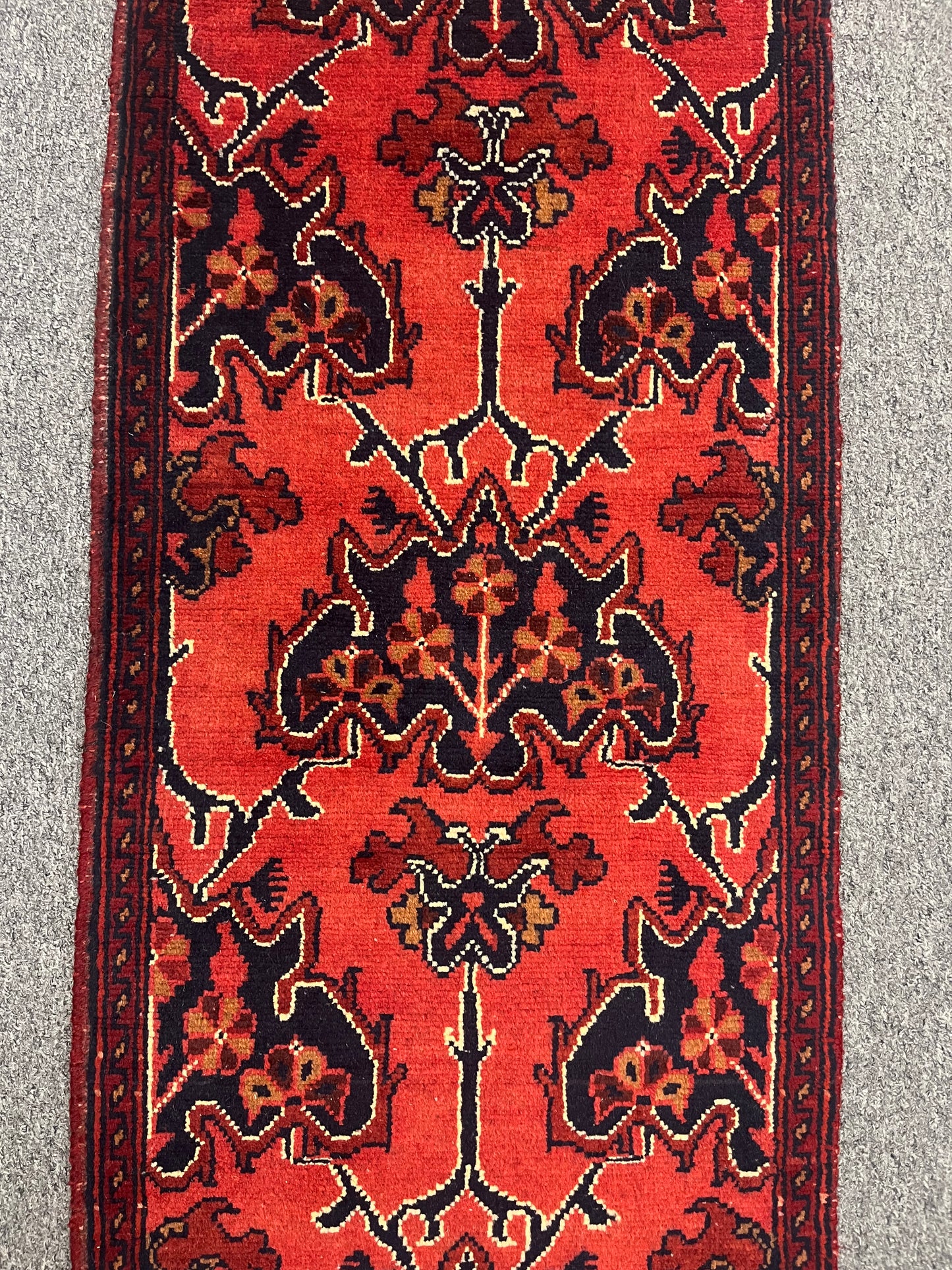 Khal Mohammedi 2X5 Handmade Wool Runner Rug # 12299