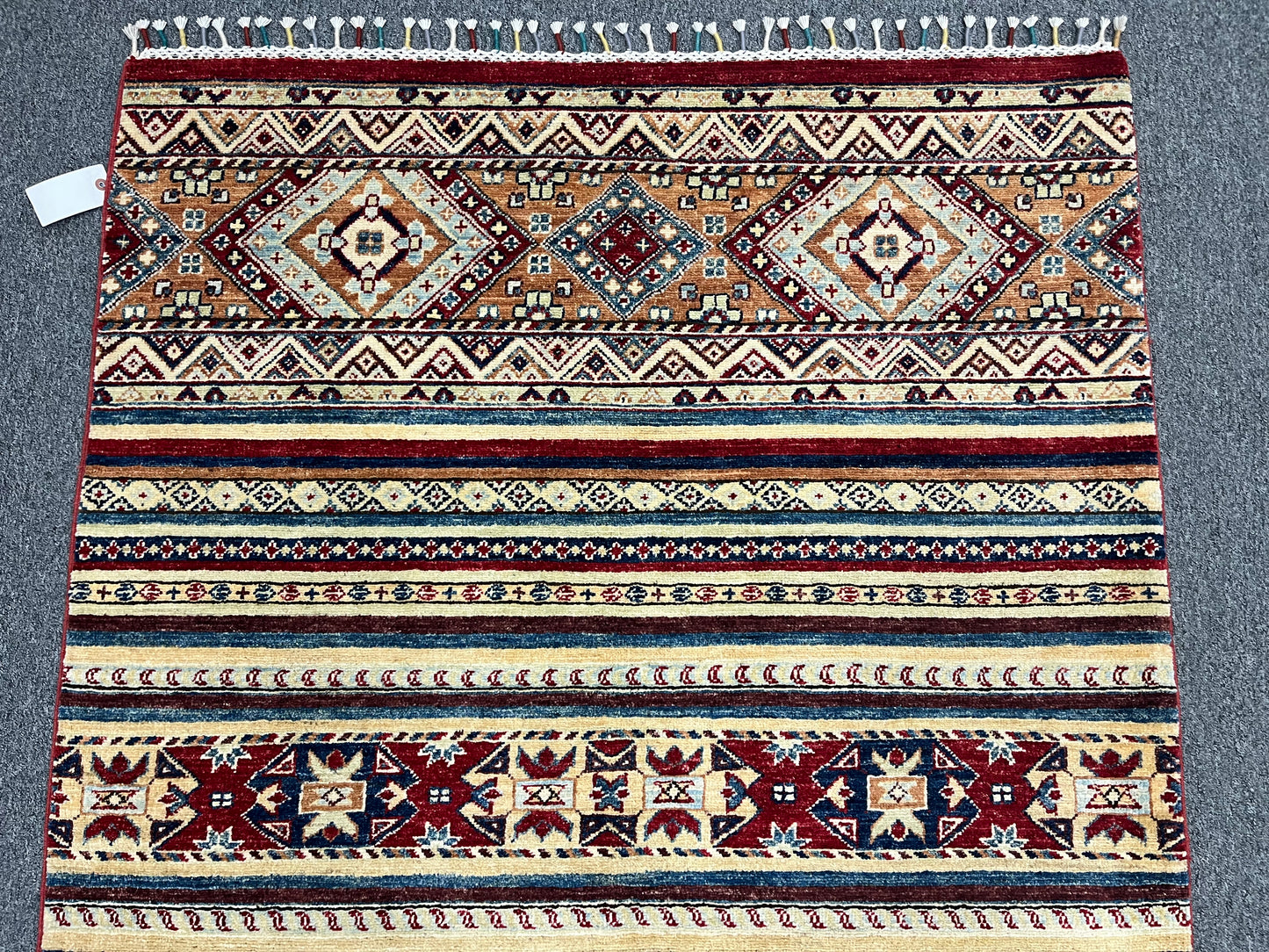 Tribal Khorjin 4X6 Handmade Wool Rug # 11310