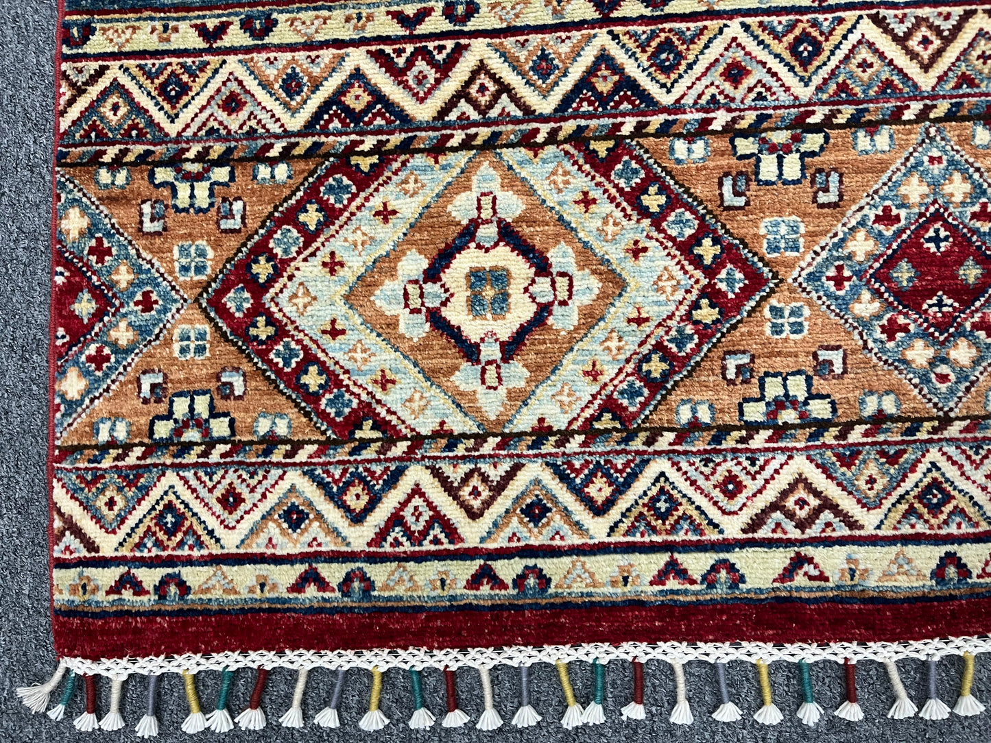 Tribal Khorjin 4X6 Handmade Wool Rug # 11310