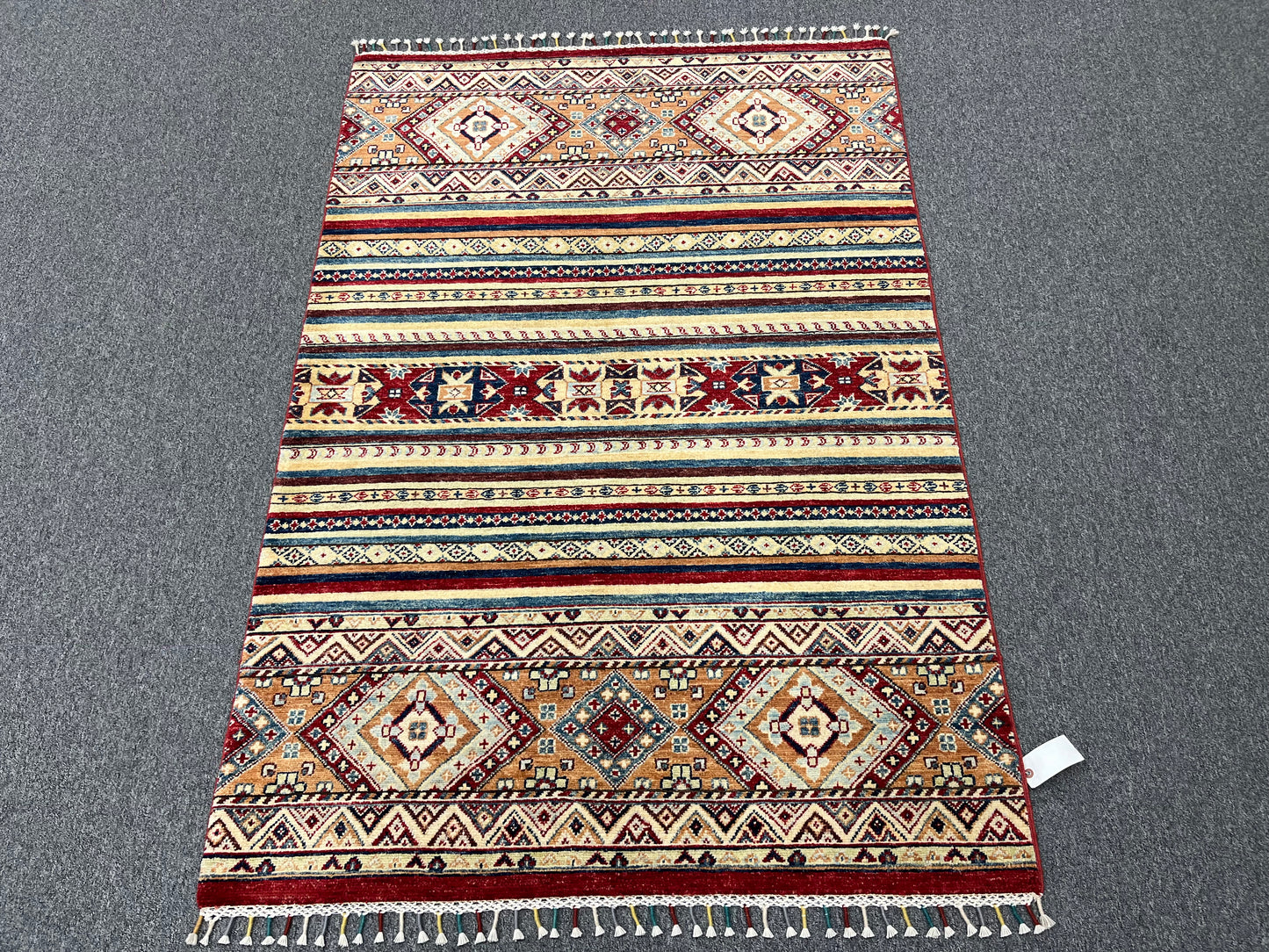 Tribal Khorjin 4X6 Handmade Wool Rug # 11310