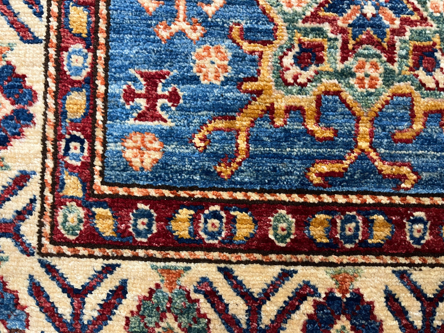 Runner Kazak Light Blue 2' 10"X 20' Handmade Wool Rug # 14602