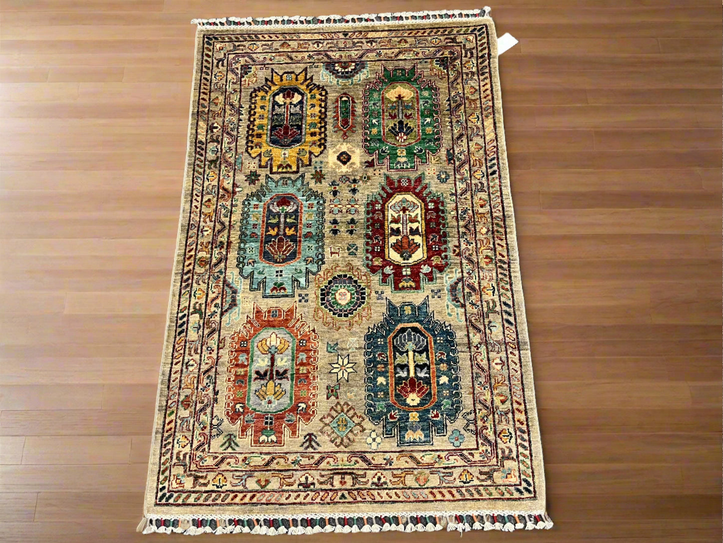 3X5 Khorjin Handmade Wool Rug # 14099