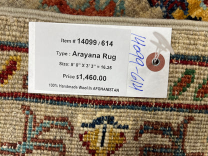 3X5 Khorjin Handmade Wool Rug # 14099