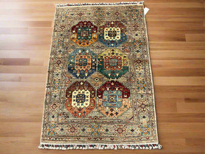 3X5 Khorjin Handmade Wool Rug # 14103