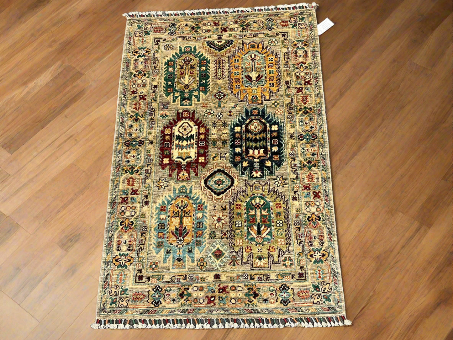 3' X 5' Tribal Aryana Handmade Wool Rug # 14200