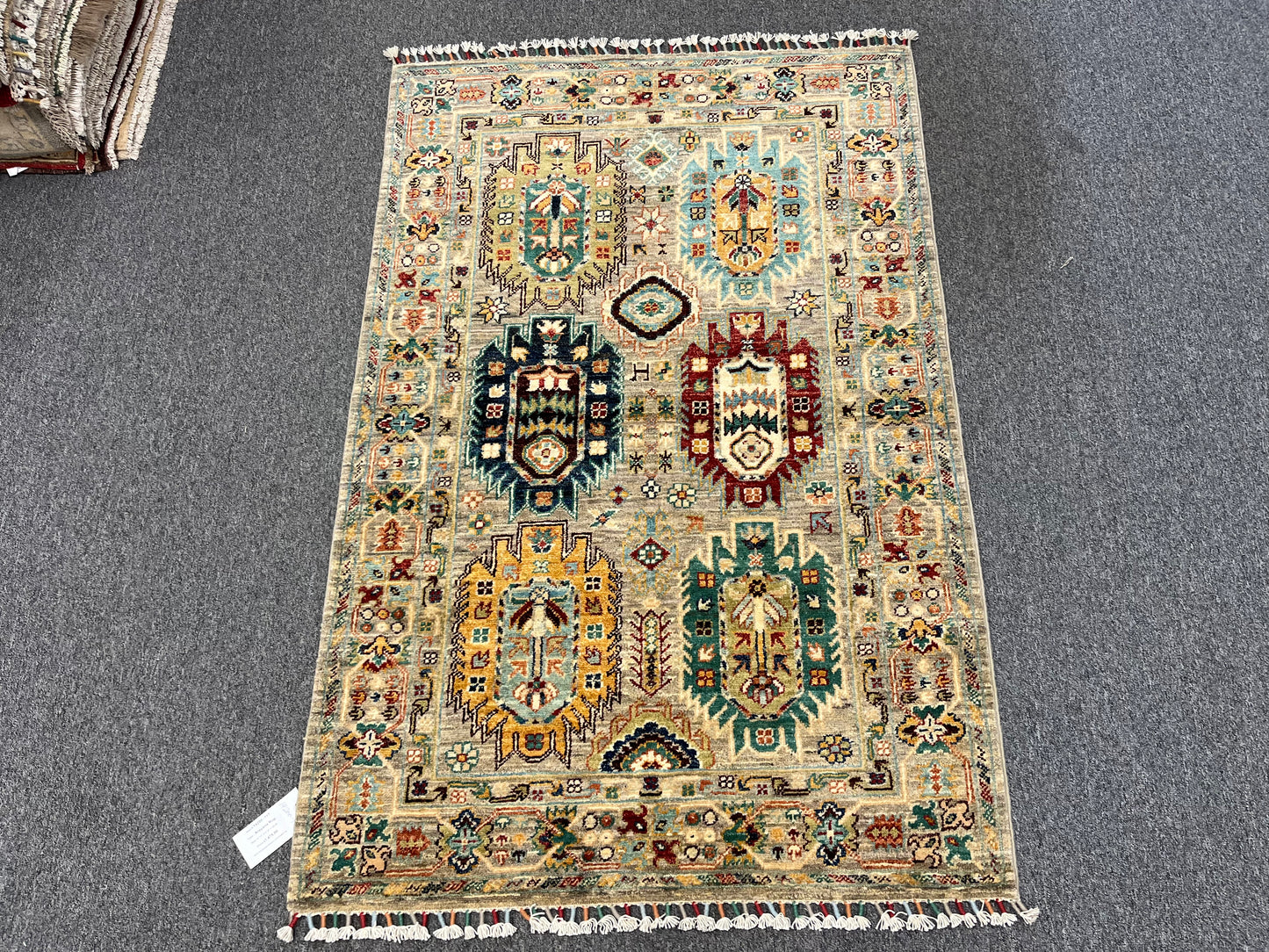 3' X 5' Tribal Aryana Handmade Wool Rug # 14200