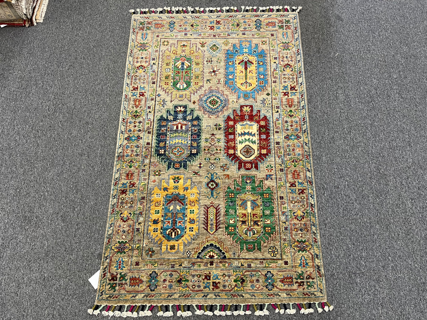 3' X 5' Tribal Aryana Handmade Wool Rug # 14089