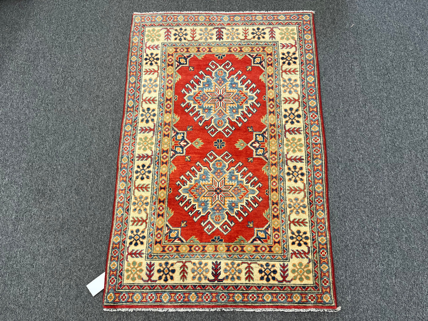 3' X 5' Fine Kazak handmade Wool Rug # 13871