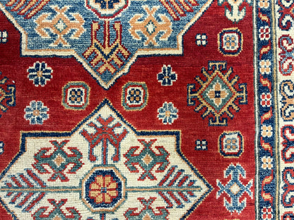 3 X 5 Fine Kazak handmade Wool Rug # 13874