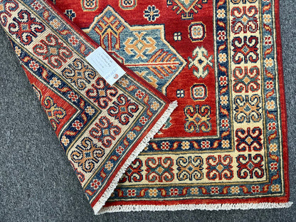 3 X 5 Fine Kazak handmade Wool Rug # 13874