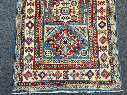 3 X 5 Kazak Handmade Wool Rug # 13877