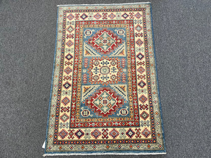 3 X 5 Kazak Handmade Wool Rug # 13877