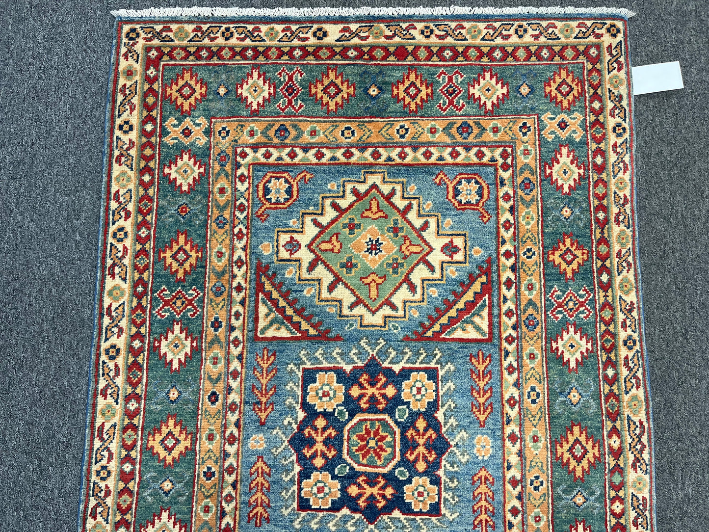 Kazak 3X5 Handmade Wool Rug # 13873