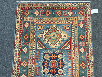 Kazak 3X5 Handmade Wool Rug # 13873