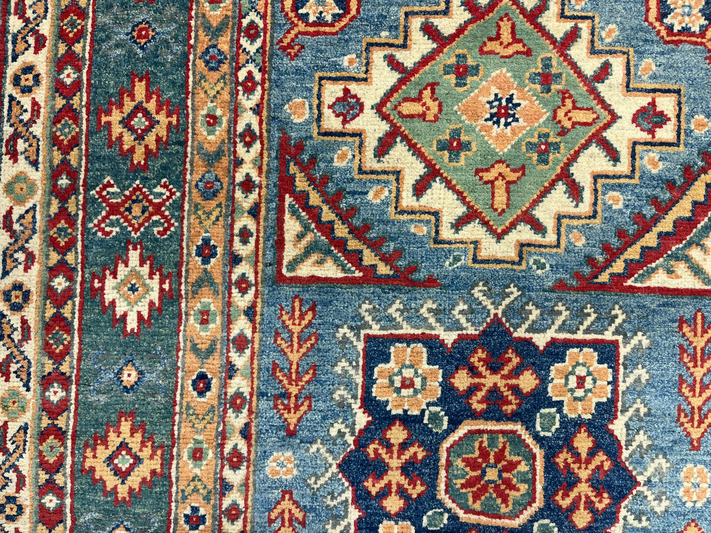 Kazak 3X5 Handmade Wool Rug # 13873