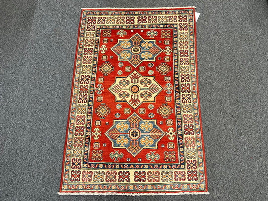 3 X 5 Kazak Handmade Wool Rug # 13872