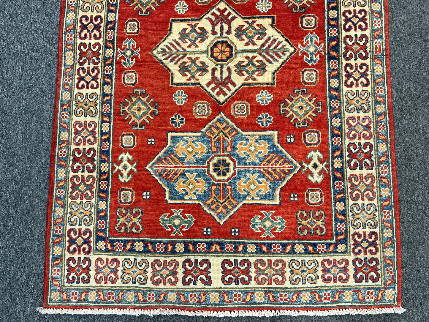 3 X 5 Kazak Handmade Wool Rug # 13872