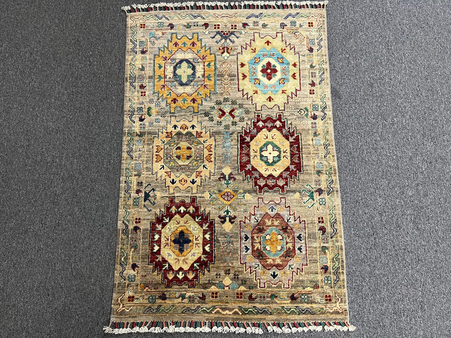 3 X 4 Tribal Khorjin Handmade Wool Rug # 14129