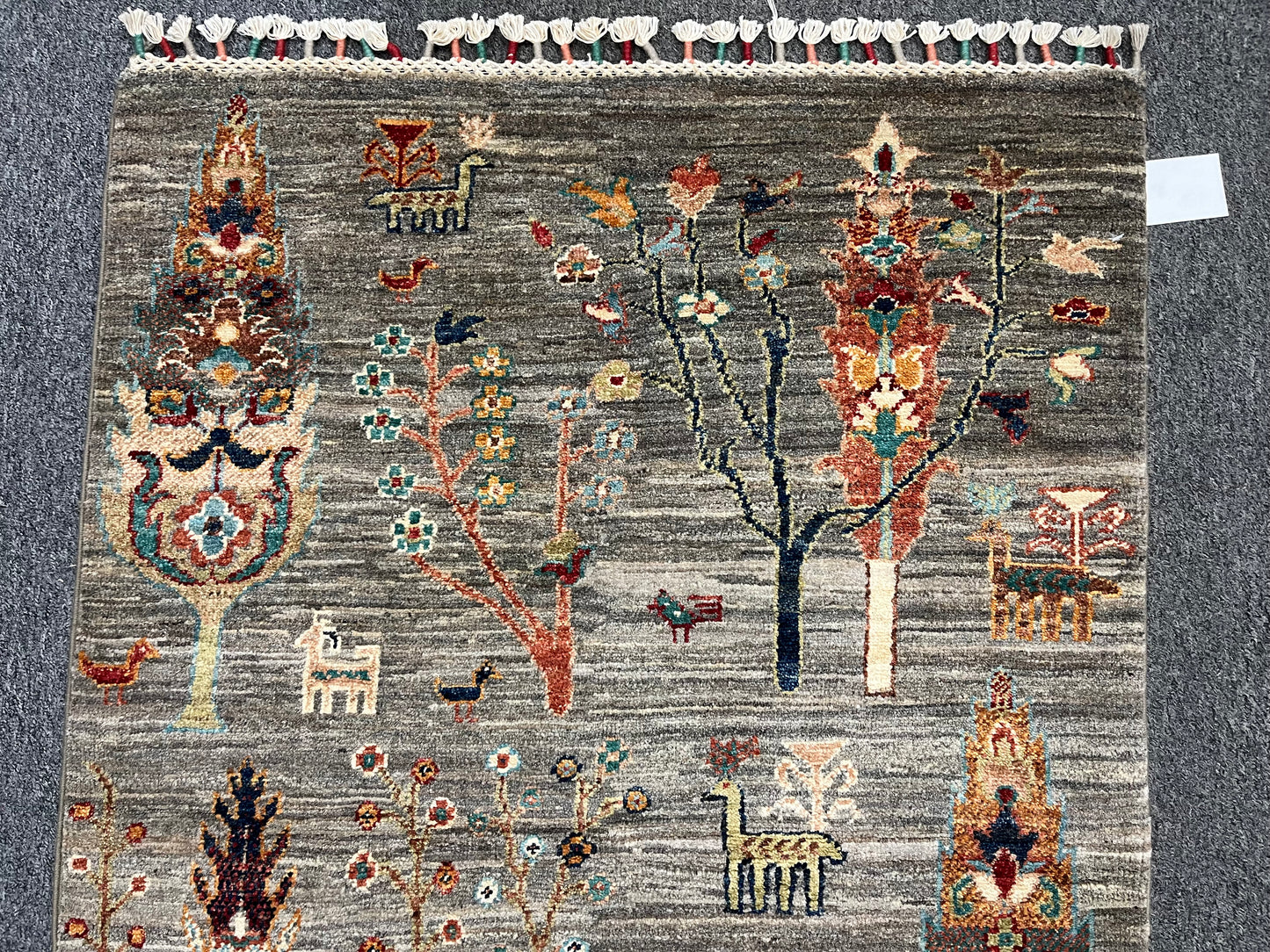 3 X 4 Tribal Tree of Life Handmade Wool Rug # 14130