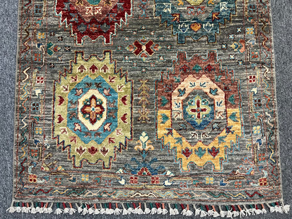 3 X 4 Tribal Khorjin Handmade Wool Rug # 14118