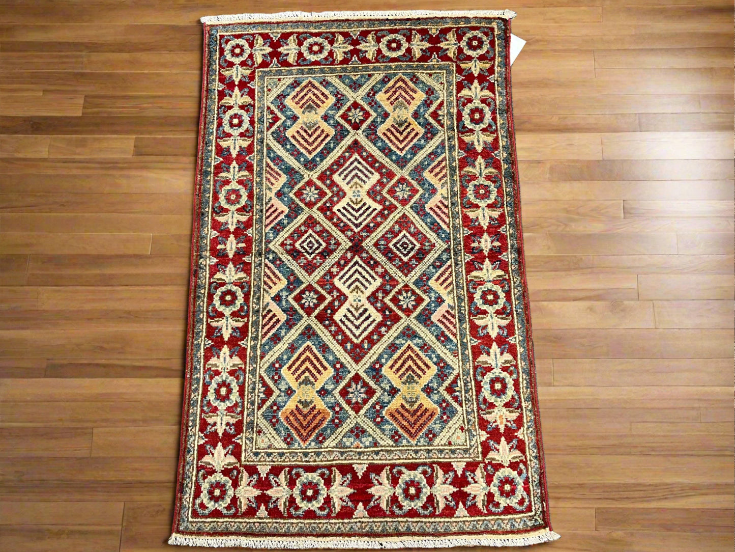 3 X 4 Kazak Handmade Wool Rug # 13853