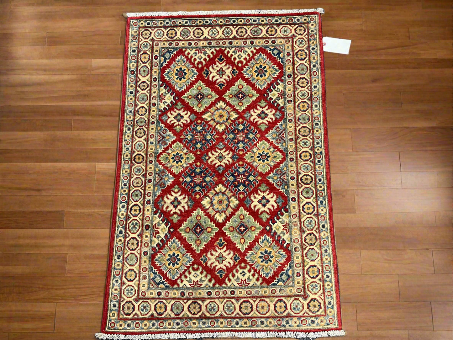 3 X 4 Kazak Handmade Wool Rug # 13852