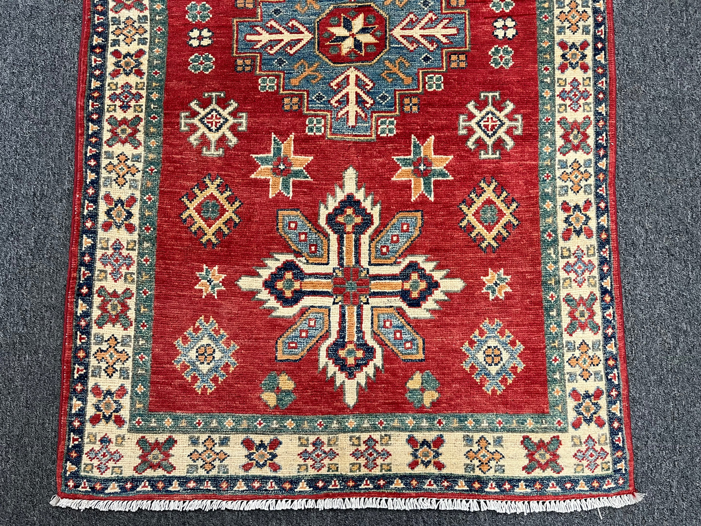 3' X 5' Kazak Handmade Wool Rug # 13854