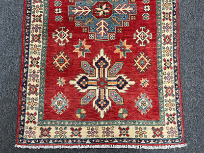 3' X 5' Kazak Handmade Wool Rug # 13854