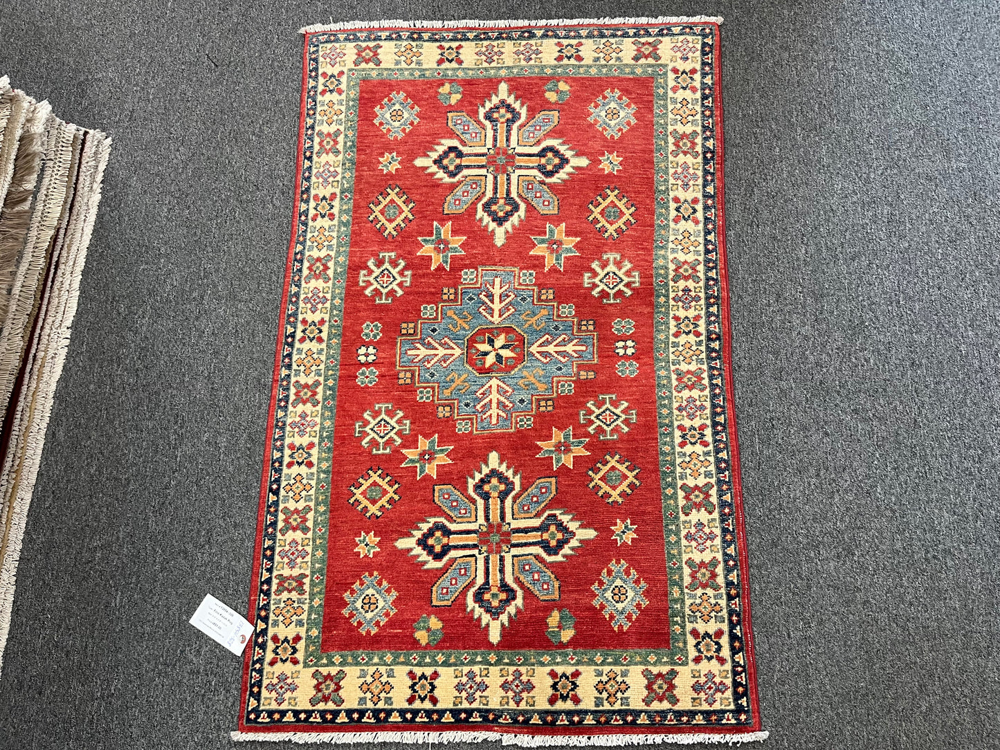 3' X 5' Kazak Handmade Wool Rug # 13854