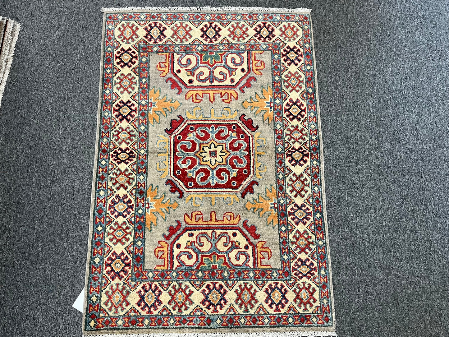 3' X 4' Kazak Handmade Wool Rug # 13857