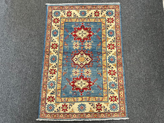 3' X 4' Kazak Handmade Wool Rug # 13866