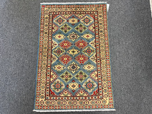 3' X 4' Kazak Handmade Wool Rug # 13862