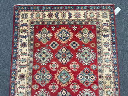 4X6 Kazak Handmade Wool Rug # 13606