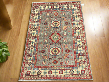 4X6 Kazak Handmade Wool Rug # 13605