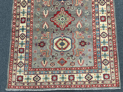 4X6 Kazak Handmade Wool Rug # 13605