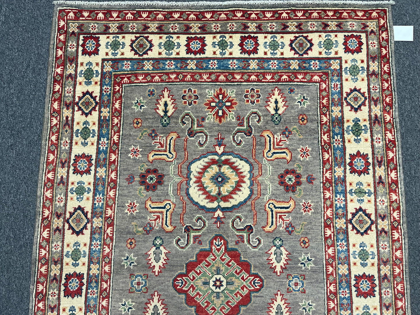 4X6 Kazak Handmade Wool Rug # 13605