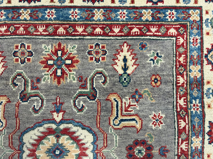 4X6 Kazak Handmade Wool Rug # 13605