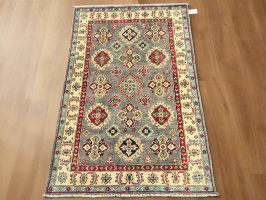 4X6 Kazak Handmade Wool Rug # 13667