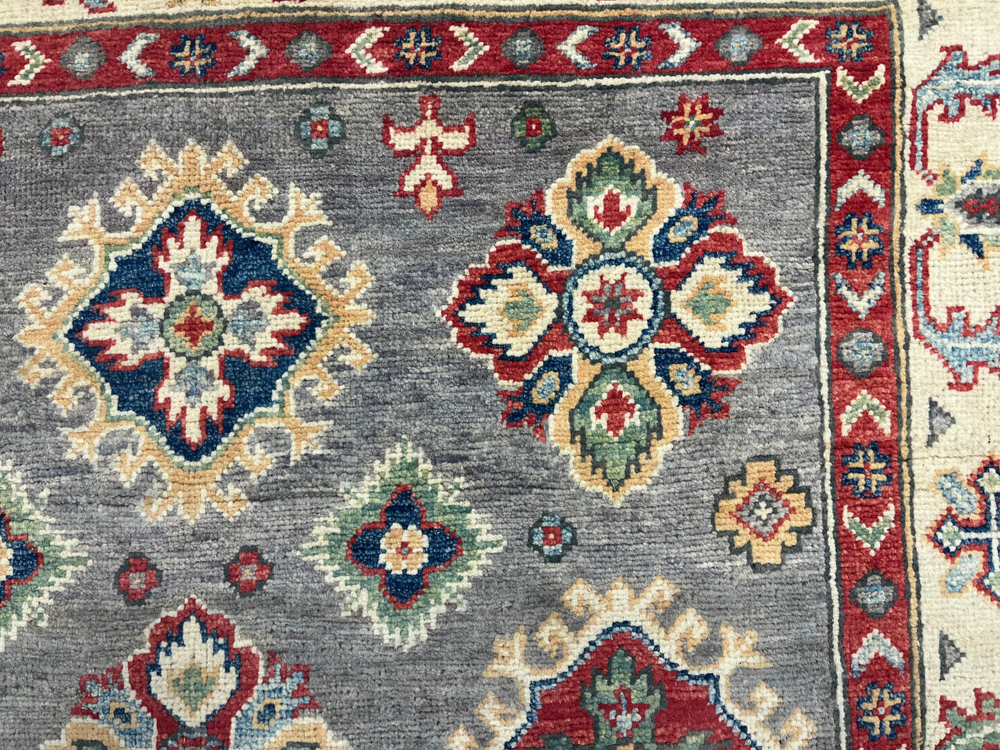 4X6 Kazak Handmade Wool Rug # 13667