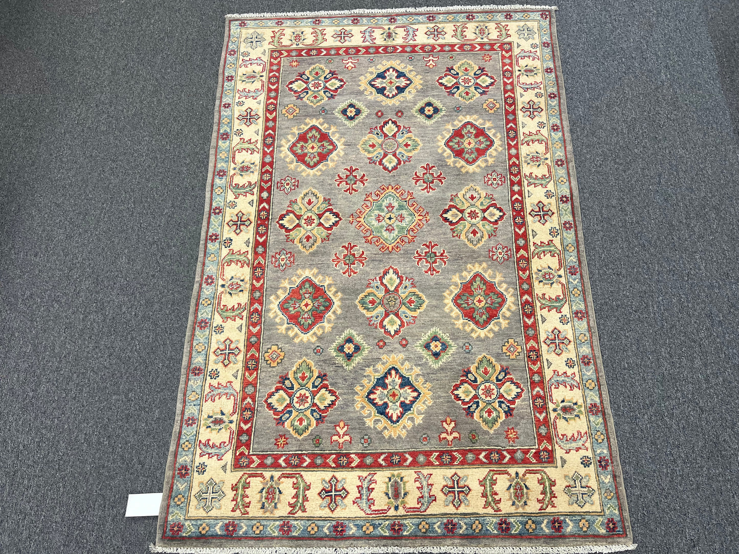 4X6 Kazak Handmade Wool Rug # 13667